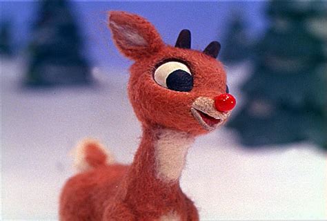 Red nosed reindeer mascot